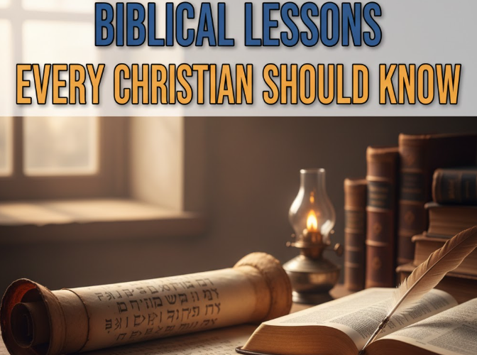 Biblical Lessons Every Christian Should Know