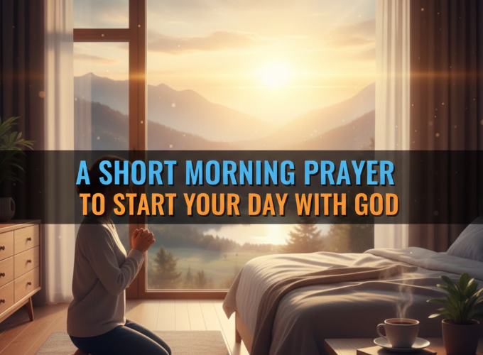 A Short Morning Prayer to Start Your Day With God