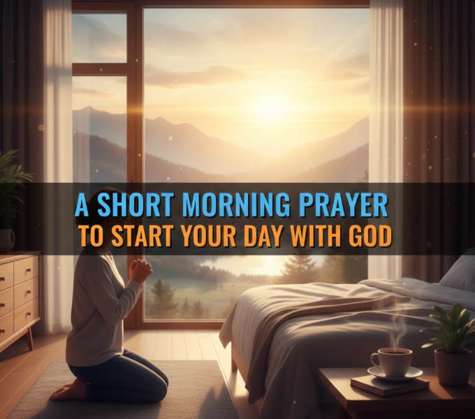 A Short Morning Prayer to Start Your Day With God