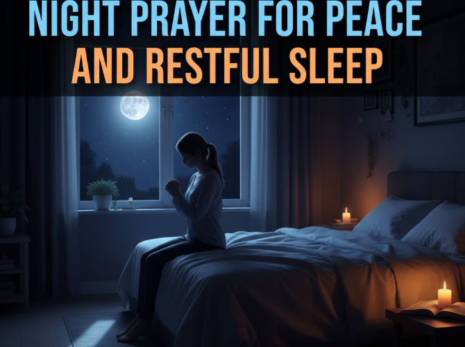 Night Prayer for Peace and Restful Sleep
