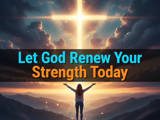 Let God Renew Your Strength Today