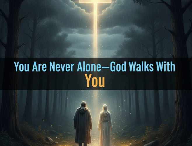 You Are Never Alone—God Walks With You