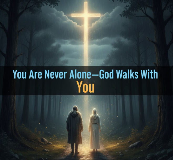 You Are Never Alone—God Walks With You