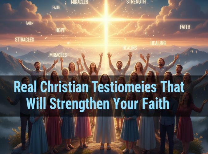 Real Christian Testimonies That Will Strengthen Your Faith
