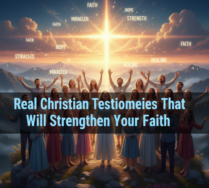 Real Christian Testimonies That Will Strengthen Your Faith