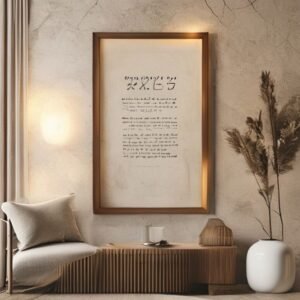 Psalm 23 - Scripture Art Print