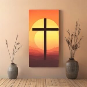Christian Cross - Wall Canvas
